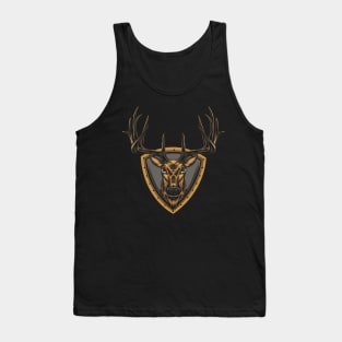 Deer head on the shield Tank Top